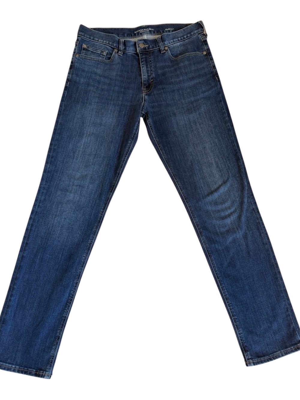 Banana Republic Traveler Men's Dark Blue Slim Straight Jeans Size 32/32